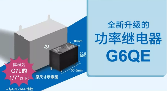 歐姆龍大功率繼電器G6QE系列，解決你的高能需求